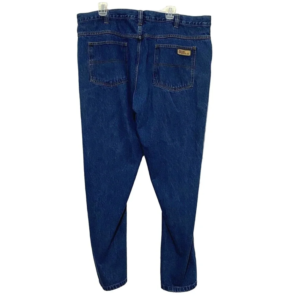 Ozark Overall Co Jeans 44x32 Straight Leg High Rise‎ Dark Wash Classic Fall
